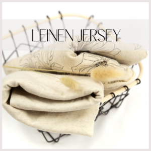 Baumwolle-Leinen Jersey